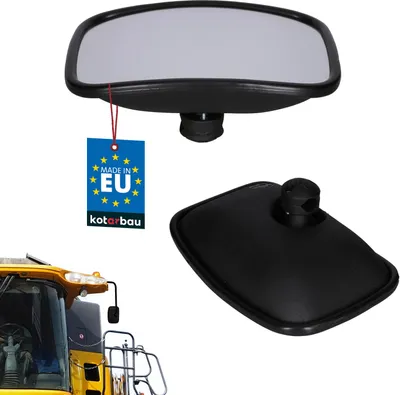 Produktbild von KOTARBAU® Panorama-Universalspiegel für Traktor Spiegel Außenspiegel 265 x 185 mm LKW Spiegel Traktor Rückspiegel Traktor Spiegel mit Verstellknauf Wohnmobil Teleskopspiegel Autospiegel Anhänger