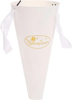 Produktbild von 10PCS Kraftpapier Blumen Geschenk Taschen Runde Faltung Handheld Blumenstrauß Taschen für Haus Dekoration weiß