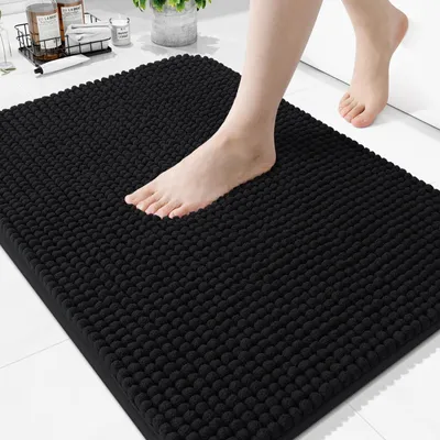 Productafbeelding van Chenille Badmat, 60x90cm, Zacht en Absorberend