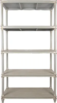 Obrázok produktu pre Šatníková skriňa Clayre & Eef 110x40x210 cm sivé drevo