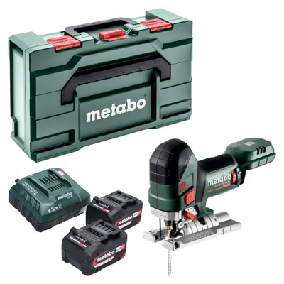 Immagine prodotto di Sega a gattuccio a batteria Metabo STA 18 LTX 150 BL 18 V 150 mm Brushless + 2 batterie da 4,0 Ah + caricabatterie + Metabox