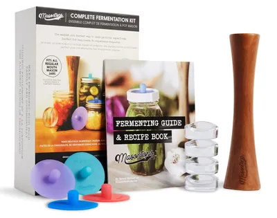Fermentier-Kit für Einmachgläser, 9-teilig, mit Glasgewichten