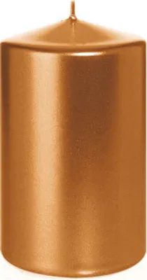 Produktbild von Stumpenkerzen in RAL-Qualität Kupfer 100 x Ø 48 mm, 8 Stück