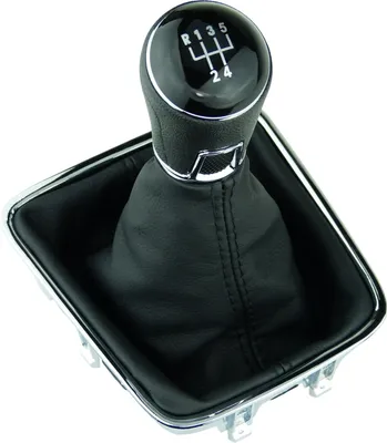 Immagine prodotto di FL pomello cambio 5 velocità adatto per VW Golf Plus Tiguan Sharan con cornice cromata