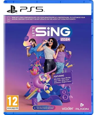 Zdjęcie produktu dla GAME Let's Sing 2024, PlayStation 5, Tryb multiplayer, E10+ (powyżej 10 lat)