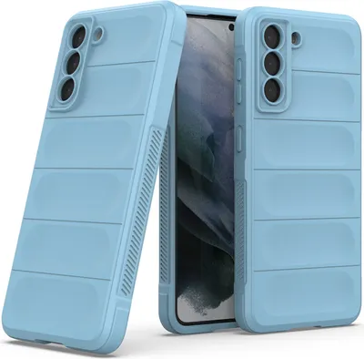 Produktbild von Samsung S21 5G Hülle, Weich TPU Silikon Stossfest Anti-rutsch Schutzhülle für Samsung Galaxy S21 5G Blau