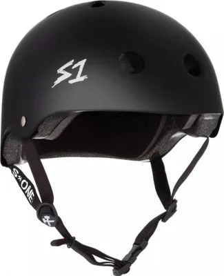 Produktbild von S-One Stunt Scooter Skate Helm Schwarz Matt Mini XS (46,9cm)