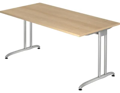 Produktbild von Schreibtisch 160x80cm Eiche