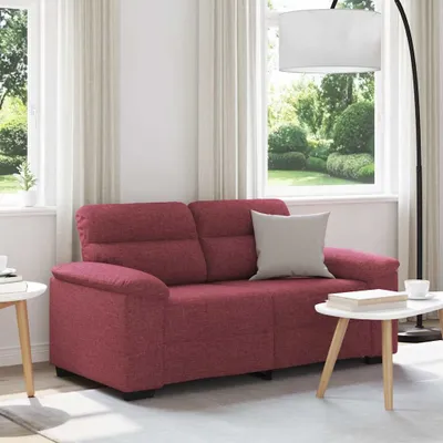 Produktbild von Möbel 2-Sitzer-Sofa Weinrot 160x81x84 cm Stoff - Klassische Sofas CC3863