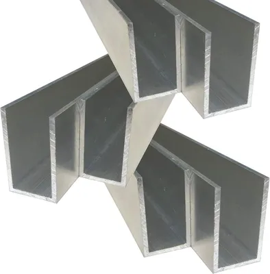 Produktbild von U-Profil aus Aluminium AlMgSi0,5, 50 x 30 x 50 x 3,0 mm, U-Stab und Aluprofil (150 cm)