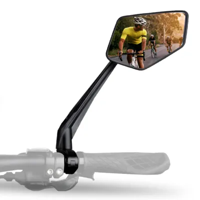 Produktbild von BALOU Fahrradspiegel mit extra großer Spiegelfläche und Reflektorstreifen