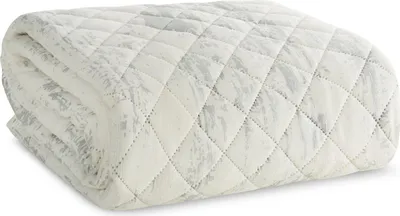 Produktbild von Tagesdecke BLINK 3 weiß 170x210 cm weiß silber