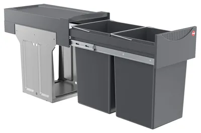 Immagine prodotto di Hailo pattumiera da incasso Tandem 2x15L raccolta differenziata