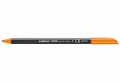 Produktbild von Edding 1200, Schwarz, Orange, Orange