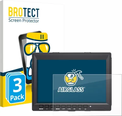 Produktbild von 3x BROTECT Schutzglas für Feelworld FW759 7" 9H kratzfest klar