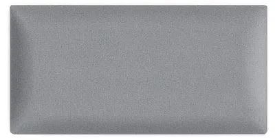 Obrázek produktu pro Nástěnné panely 3D 15 x 30 cm čalouněné - pro velmi snadnou montáž, z velurové tkaniny, s měkkou výplní, barva šedá