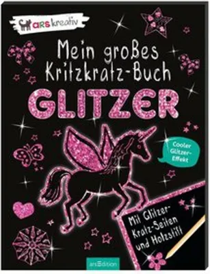 Zdjęcie produktu dla Mój duży doodle scratch book glitter