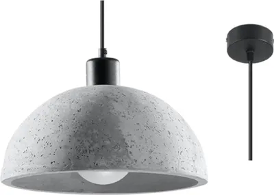 Produktbild von Hängeleuchte PABLITO 1xE27 15W Beton 120x30x30cm Sollux Lighting
