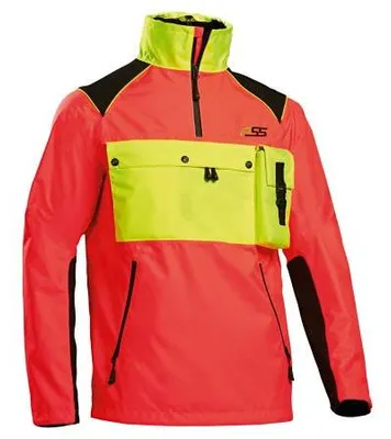 Produktbild von X-treme Hybrid Schlupfjacke Herren (Neonrot/Gelb) Größe L