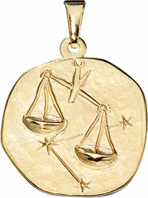 Produktbild von JOBO Anhänger Sternzeichen Waage 333 Gold Gelbgold
