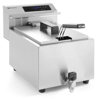 Produktbild von HENDI Friteuse Mastercook digital mit Ablasshahn - 8 L