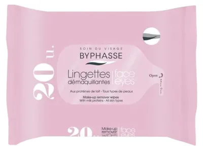 Immagine prodotto di Byphasse, Byphasse, salviette detergenti, per il viso, 20 pezzi
