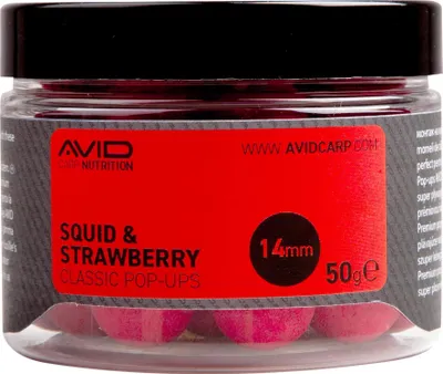 Produktbild von Avid Squid & Strawberry Pop-Ups 14mm 50g