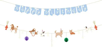 Obrázok produktu pre Banner Happy Birthday Pies, 210 cm