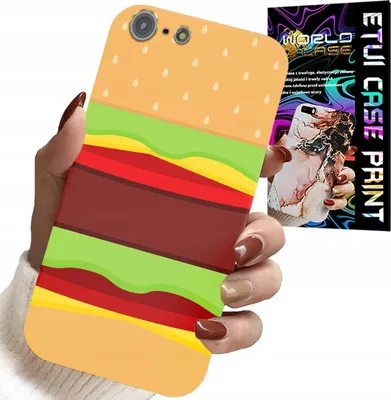 Immagine prodotto di Custodia Per Iphone 5 / 5S / 5C - Custodia Burger Cheeseburger Custodia Regalo