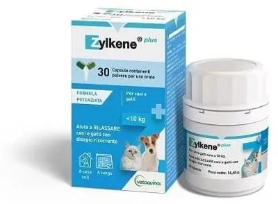 Immagine prodotto di Zylkene Plus Cani/Gatti 10 Kg 30 Capsule