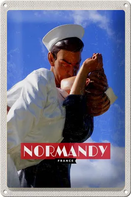 Produktbild von Blechschild Reise 20x30cm Normandy France Mémorial de Caen