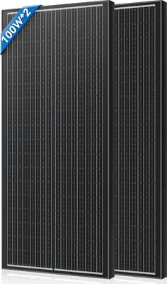 Image de Panneau solaire, silicium monocristallin, design étanche, 200W
