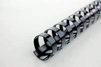 Image de GBC 4028177 Plastikbinderücken CombBind, A4, PVC, 12 mm, 100 Stück, schwarz