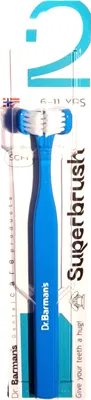Immagine prodotto di Spazzolino Dr Barmans Super Brush 3 D Junior - medio junior 6-12 anni