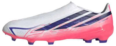 Immagine prodotto di Scarpa da calcio Adidas F50 Hyperfast League LL FG, da uomo, colore bianco, viola e arancione, taglia 46
