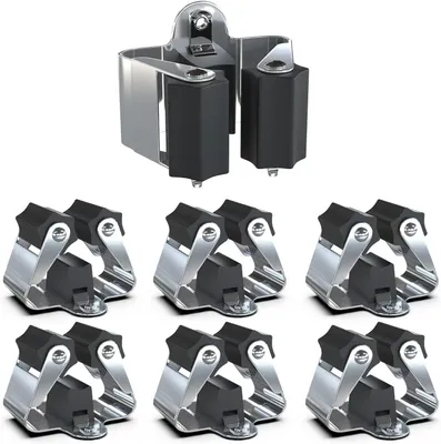 Produktbild von Magnetische Haken 2 Stück, hohe Stärke 66 mm, Doppelhaken, für Werkzeugaufbewahrung