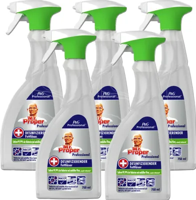 Produktbild von 5  x Mr. Proper Professional Desinfizierender Fettlöser 750ml