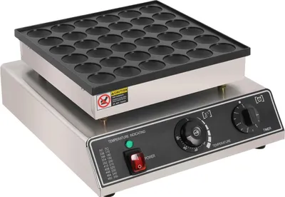 Produktbild von Muffinmaker - Gewerbliches Elektro-Backgerät - Leistung 800–1000 W - Wechselplatten für Donuts - Schwarz