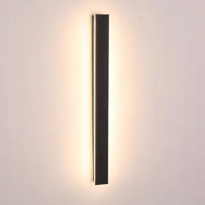 Produktbild von Master LED Wandleuchte 30W Außenlampe 100cm Schwarz RAL 9005 IP65 Fassadenleuchte 4000K Neutralweiß