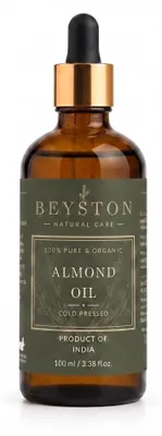Image de BEYSTON Huile d’Amande Douce 100 ml – pour la peau et les cheveux, Image générée par une IA