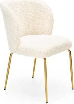 Produktbild von Halmar Esszimmerstuhl K474 - Creme / Gold