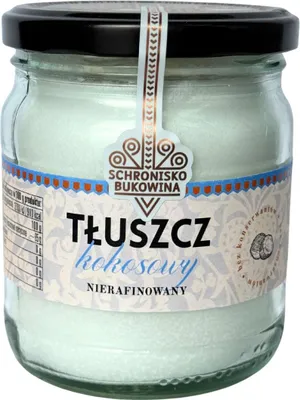 Produktbild von Kokosfett unraffiniert 430 ml - Schronisko Bukowina