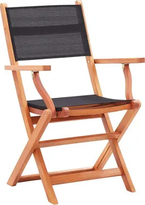 Immagine prodotto di vidaXL Sedie da giardino 2 pz. Pieghevoli in legno massiccio di eucalipto e textilene