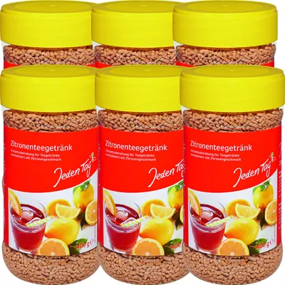 Produktbild von Jeden Tag Zitronen Tee Instant Getränkepulverzubereitung 400g 6er Pack
