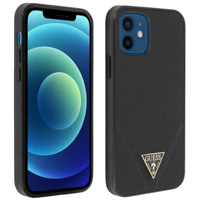 Produktbild von Guess Apple iPhone 12 Mini Black Back cover case - Saffiano