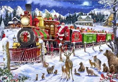 Zdjęcie produktu dla BLUEBIRD Puzzle „Santa Express” – 1000 elementów