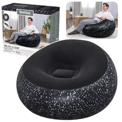 Produktbild von Bestway® Inflate-A-Chair™ Luftsessel Graffiti 112 x 112 x 66 cm