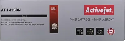 Produktbild von Activejet ATH-415BNX Toner (Ersatz für HP 415X HP415X W2030X; Supreme; 7500 Seiten; schwarz)