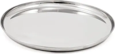Produktbild von GSI Outdoors Edelstahl-Teller Drm. 14,1 cm, 235 g, silber; 61526