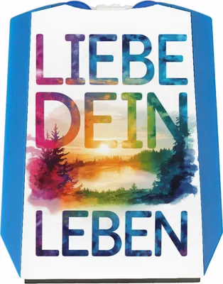 Produktbild von Liebe dein Leben Parkscheibe Aquarell Design